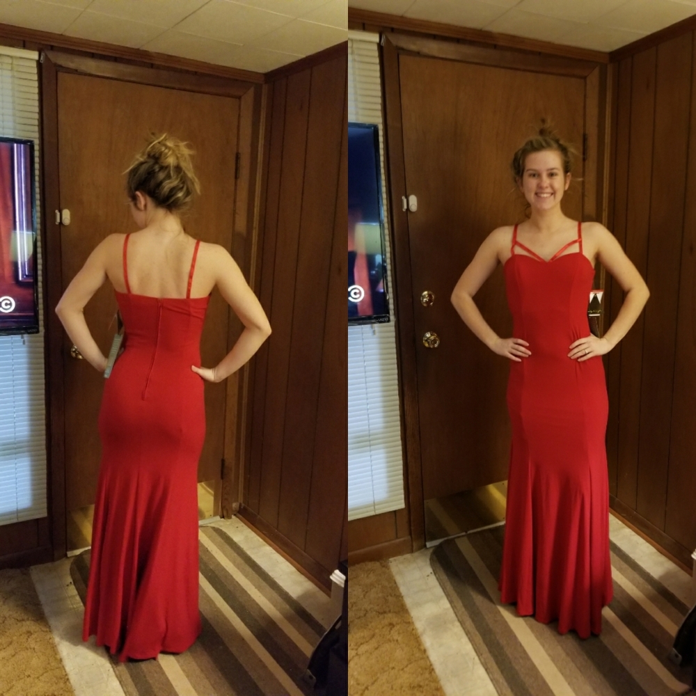 Red prom dress